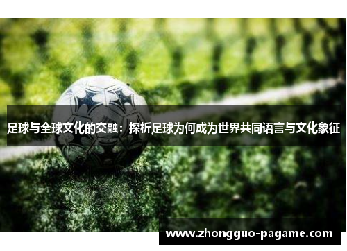 足球与全球文化的交融：探析足球为何成为世界共同语言与文化象征